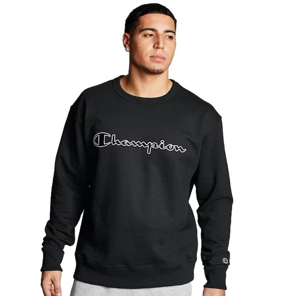 Men's Champion® Applique Crewneck Sweatshirt